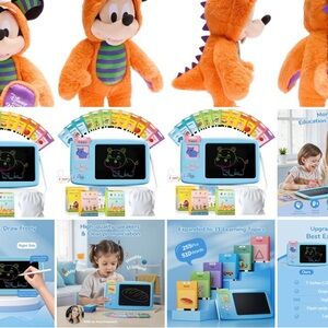 Disney Halloween Plush Toy New w Learning Tablet New